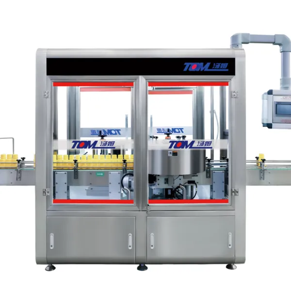 High-Efficiency Rotary Capping and Filling Machine for Beverages and Oils