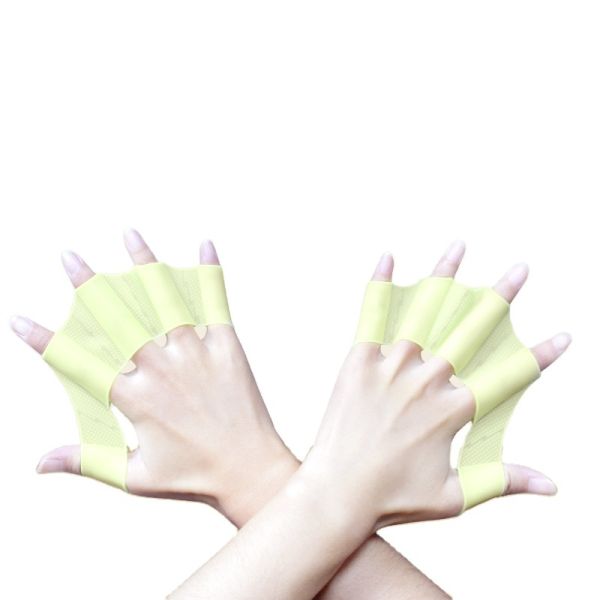 Silicone Swim Gloves Durable Swim Hand Fins for Swimming Training