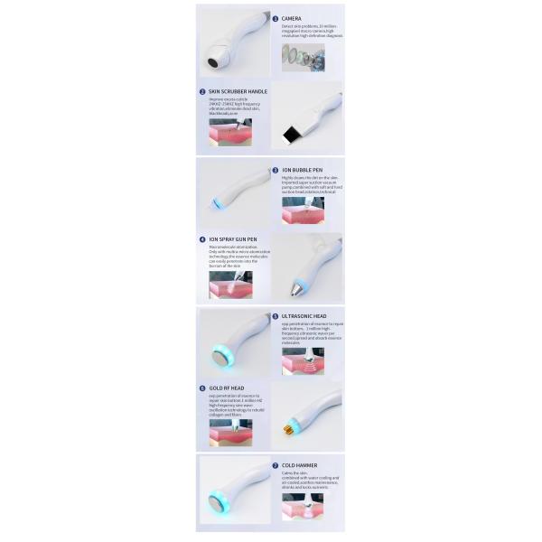 AC110V 7 в 1 машине анализа кожи подмолаживания стороны