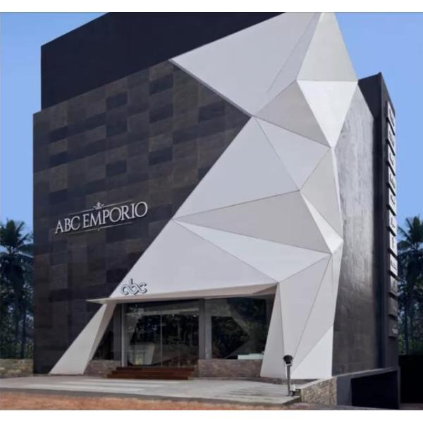 Aluminium Glass Curtain Wall Outdoor Facade Decoration Spider Profile