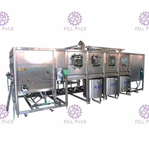 Conveyor Belt 600BPH Barrel Bottling Equipment With Touch Screen