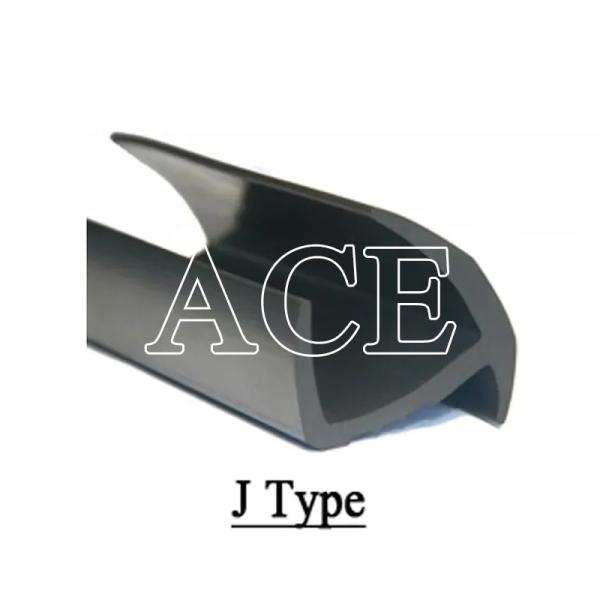 EPDM Rubber ISO Shipping Container Door Seal Gasket Strip for Standard Set 1141 x 2251 / 2556mm Black Chemical Resistant
