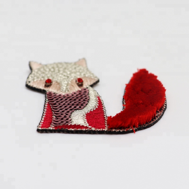 Custom Sequin and Toothbrush Embroidery Patch