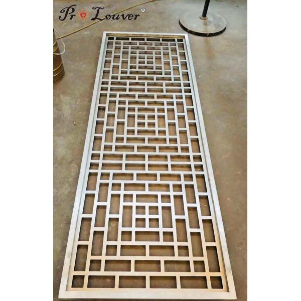 Chinese Style Design Aluminum Divider Screen for Hotel Interior Decoration
