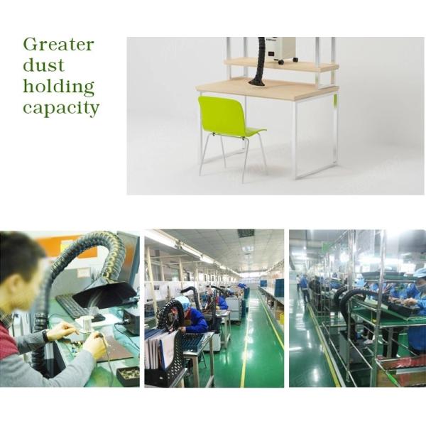Long Lifespan Soldering Fume Extractor Beauity Salon Power 80W With 3 Layer Filters/fume extraction system