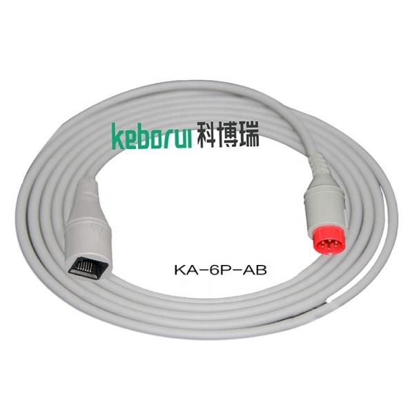IBP adapter cable  compatible for Spacelabs 6pin to Abbott transducer