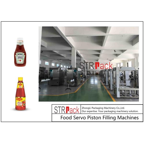 Automatic Tomato Paste Making Machine 30 - 50 Bottles/min Production Line