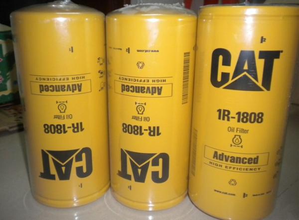 Truck Engine Heavy Equipment Filters , High Efficiency Caterpillar Oil Filters
