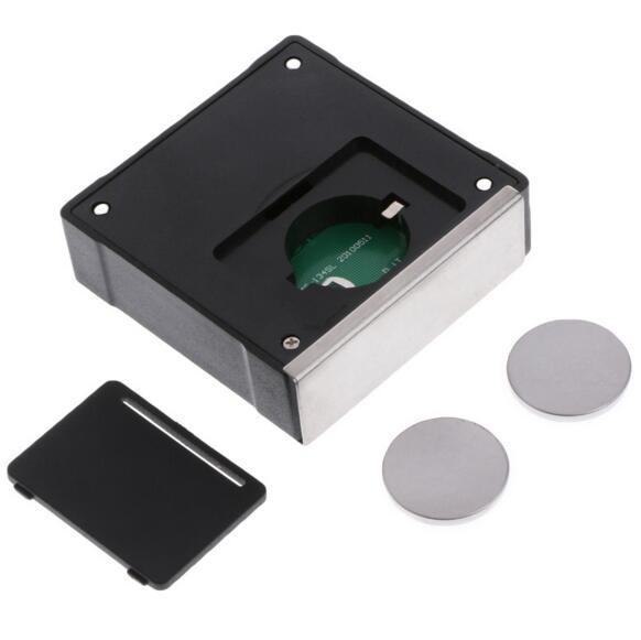 4x90 Degree Electronic Box Gauge Level Inclinometer Magnetic Base Measuring Tool