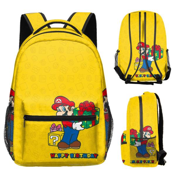Cartoon Full Printed Mochila de grande capacidade Escola Primária Mochila Redução de carga