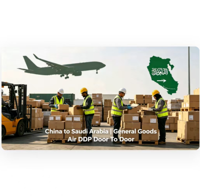 Air freight To Saudi Arabia General Goods Air DDP Door To Door Logistics Services