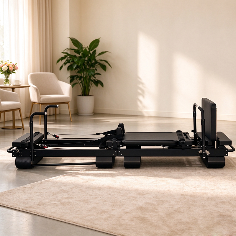 Premium Aluminum Frame Mega Reformer Pilates Machine Bed OEM For Adult