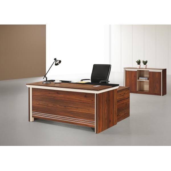 1.6m / 1.8m Executive Melamine Office Desk OEM ODM Service