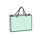 Empty Kraft Boutique Craft Paper Shopping Bags for Small Business at Customization