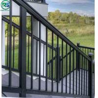 Couleur en bois et barrière en aluminium contemporaine noire de l'épaisseur en aluminium 20MM de produit