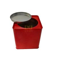 DADI Caja de lata de té rojo de uso pesado Embalaje de metal de grado comercial lata de té