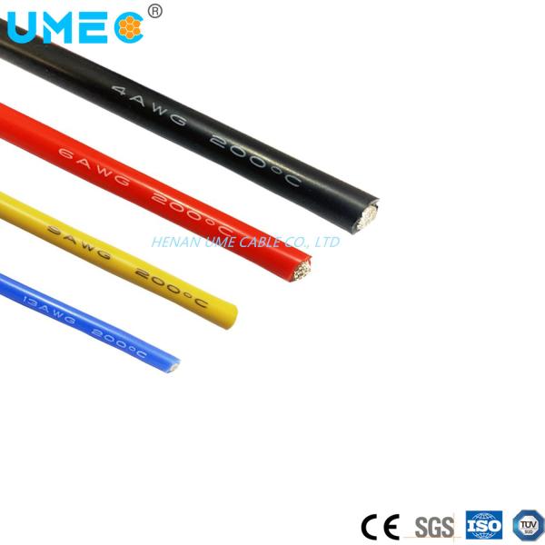 Cabos de alta temperatura de calibre 4 fio de silicone fibra de vidro fio de aquecimento isolado OEM aceito