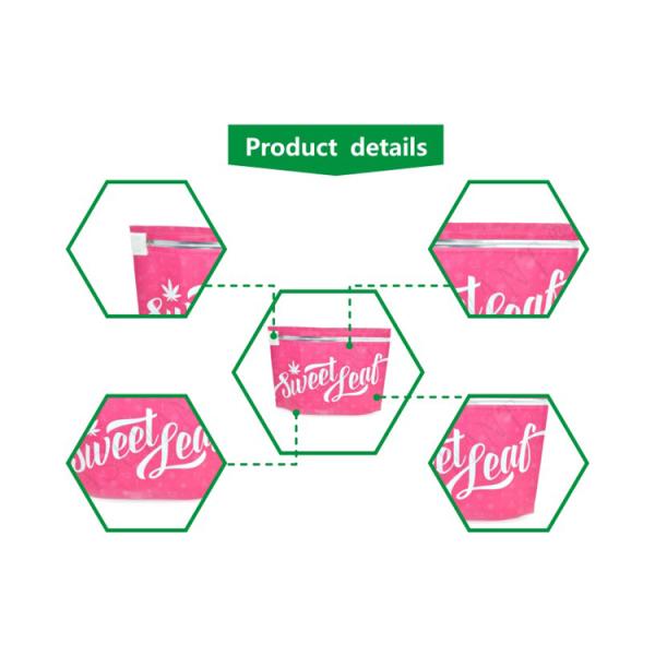 Smell Proof Plastic k Bags , Child Proof Packaging Pouches Gravure Printing