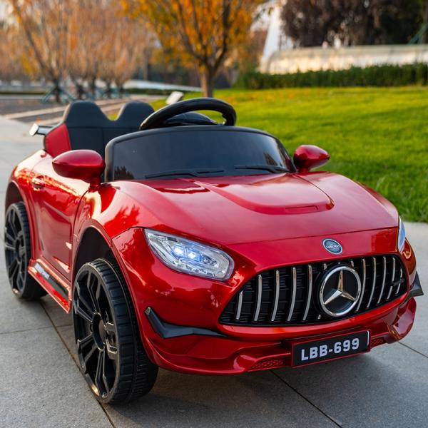 Plastic 2023 Ride On Car Electric Toy For Kids with Cool Lighting and Double Doors