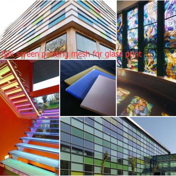 Screen printing on glass / screen printing mesh