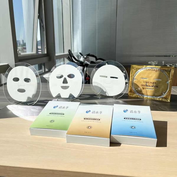 Korean Skin Care Wholesale Custom Bio Collagen Bio Real Deep Hydrating Overnight Hydrogel Face Mask Facial Mask