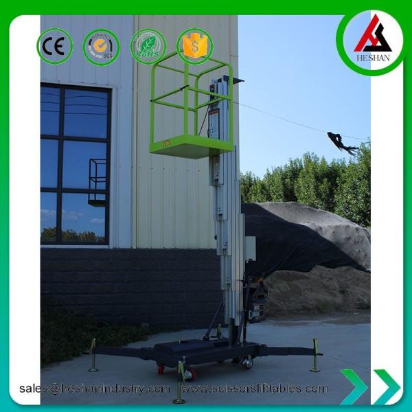 4m 6m 8m 10m Vertical Mast Lift Aluminium Hydraulic One Man Platform Lift