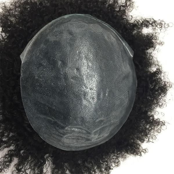 Upgrade Your Appearance with Our 100% Human Hair Men's Short Hair Toupee Lace PU Base
