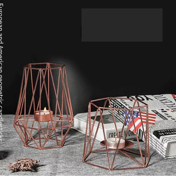 Hot Sale Metal Candle Stand  Sturdy Material Wholesale Candlestick Tabl Lamp Nordic Candle Holder