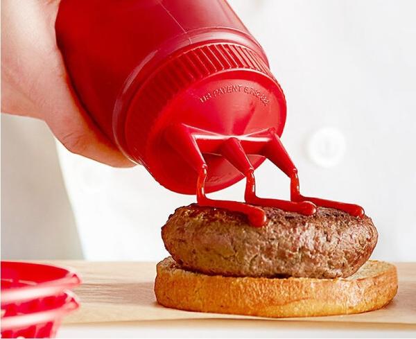 Condiment Squeeze Bottles for Liquids for Syrup, Ketchup, Sauces, Dressing, Oil, Honey Squirt Bottles