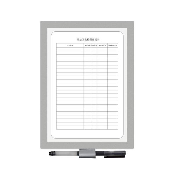 Self Adhesive Removable File Frame A4 Direct Writing File Frame ODM