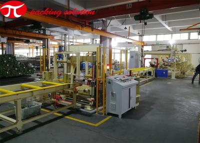 70r/Min Steel Tube Wrapping Machine, máquina de embalagem orbital da tubulação de aço do filme 2.4kw