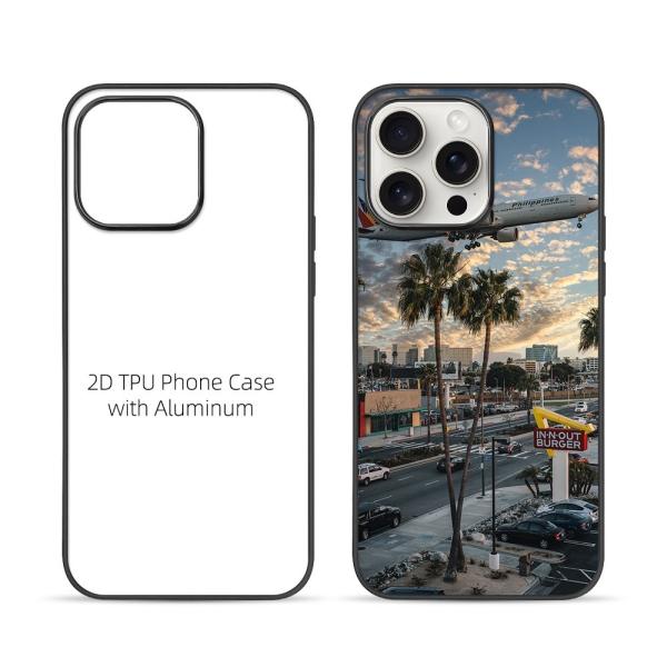 カスタムTPUスマホケース ラバー昇華型スマホケース iPhone 16 シリコンケース 熱転写に最適