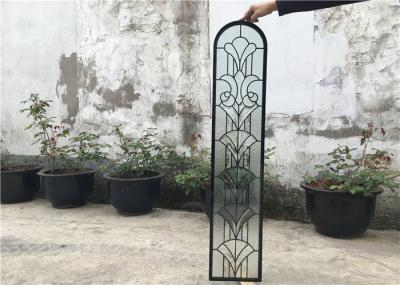 Da janela da porta vidro chanfrado espaço livre horizontalmente, painéis de vidro chanfrados do costume do teste padrão