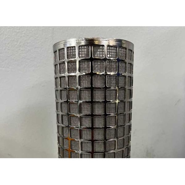 316 Stainless Steel Multilayer Filter Cylinder Used For Filtering Oily Substances