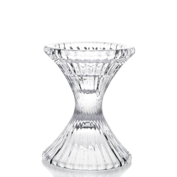 Hot sales customized clear crystal glass candelabra candlestick holder