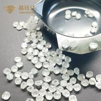 Diamantes crescidos D E F G da cor laboratório áspero branco completo Unpolished