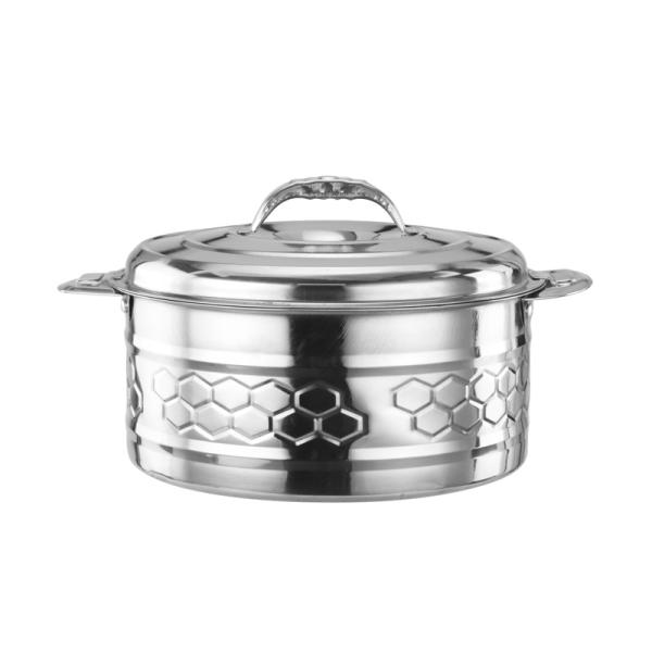 Double wall 3pcs cooking stock pot quality food cookware soup pot