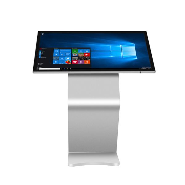 MJK 15.6 Inch Horizontal Touch Screen Kiosk Android WiFi Digital Signage Landscape Interactive Inquiry Machine Factory OEM