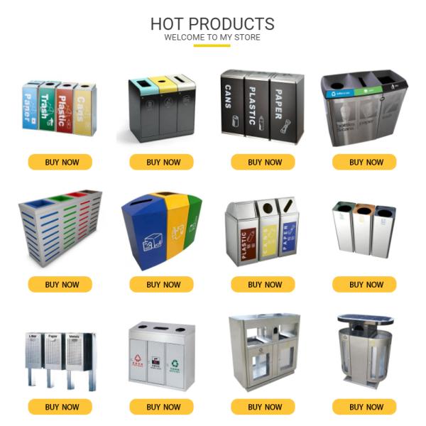 Декоративная свободная комбинация 4mm вне контейнеров отброса