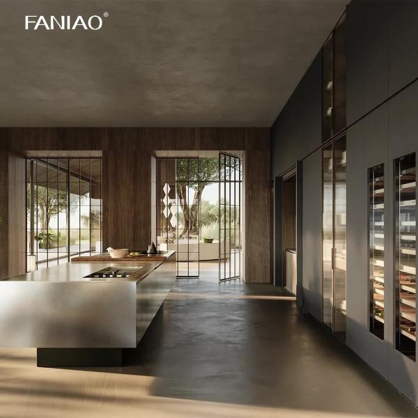 Custom Wood Complete Melamine Full Kitchen Cabinet Furniture Kitchen Cabinets Cupboard Manufacturer