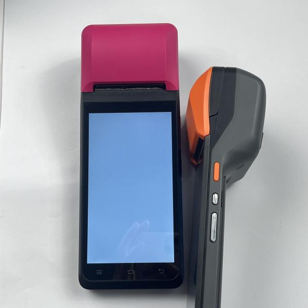 4G / WiFi / Bluetooth Mobile POS Customized POS Terminal Mobile With Type C Card Slot
