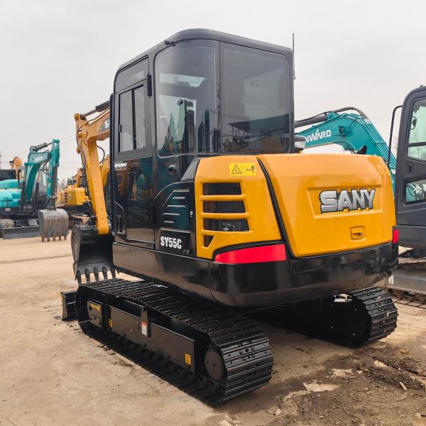95% New Used SANY Excaavtors SY55C 5 Ton Mini Hydraulic Crawler Digger