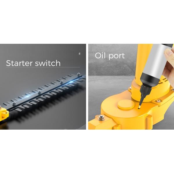 Электрический триммер для деревьев с литийными батареями 24 В с большой батареей и зарядным устройством