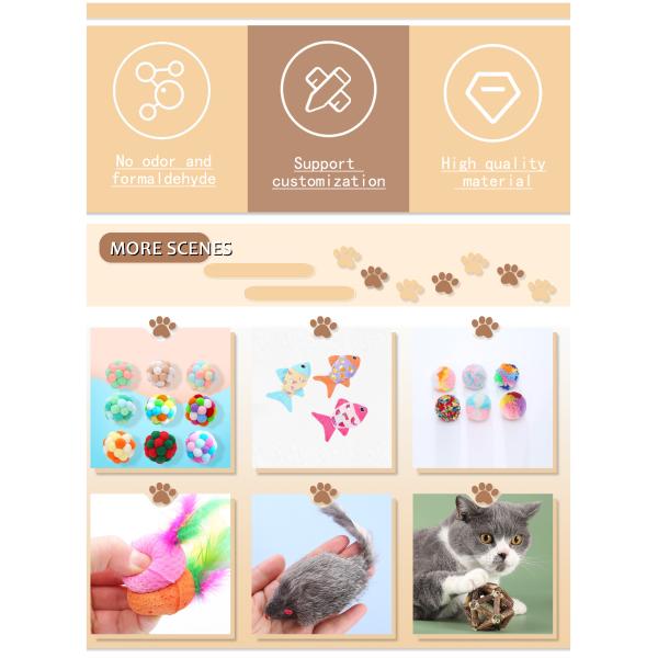 Cats Small Animals Suitable Popular Cat Kitten Track Ball Toys Teaser Balls by Pet Supplies