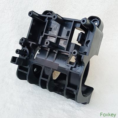 Complicated Injection Molded Plastic Parts PE / PP White Black Custom