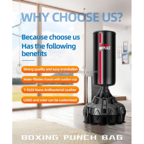Empty Custom Boxing Bag Pro Fierce Reflex Boxing Bag Sand Filled Base Punching Bag