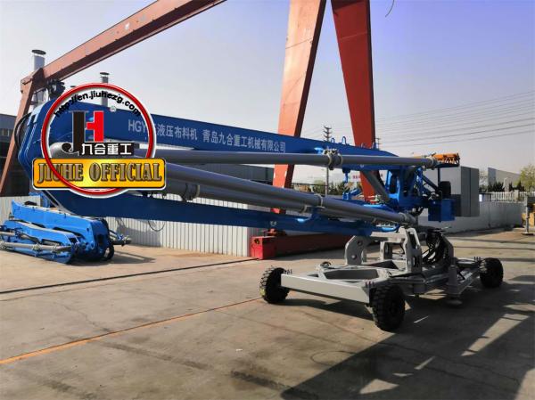 Construction Machinery 15m 17m Walking Type Hydraulic Mobile Concrete Placing Boom/Concrete Spreader