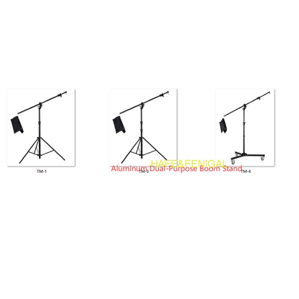 Heavy Duty Steel Or Aluminum Dual Purpose Boom Stand And Light Stand,Up To 4.9m