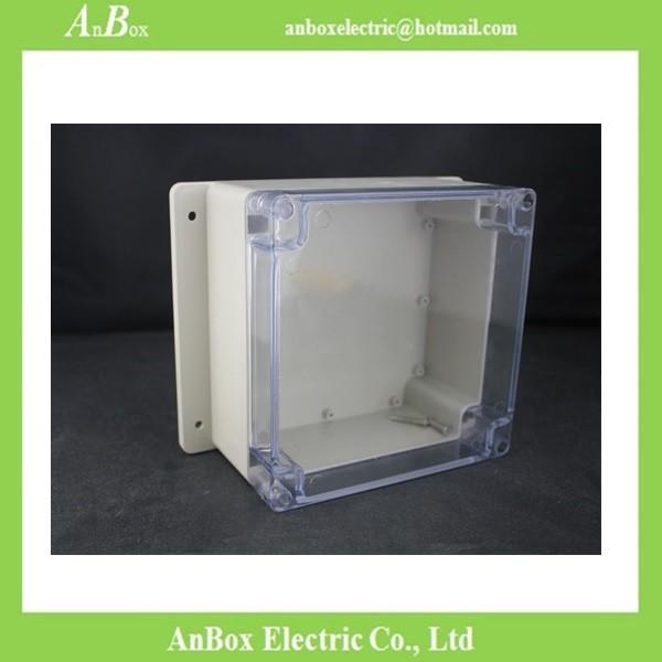160*160*90mm wall mount OEM & ODM electrical outdoor plastic enclosure with clear lid