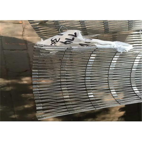 Malla de acero inoxidable de la cuerda de la virola de la anchura a prueba de ácido de los 0.1m